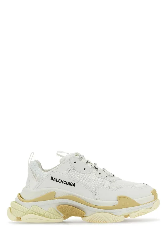 Cushioned athletic shoes for foot relief-BALENCIAGA Women's Iconic Triple S Sneakers - Elevate Your Style