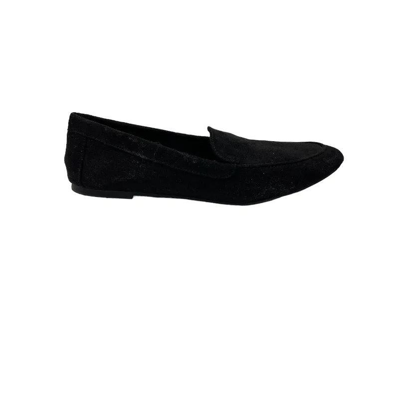 Flats for vibrant casual nights -BLACK SHOES FLATS by DEXFLEX Size:9