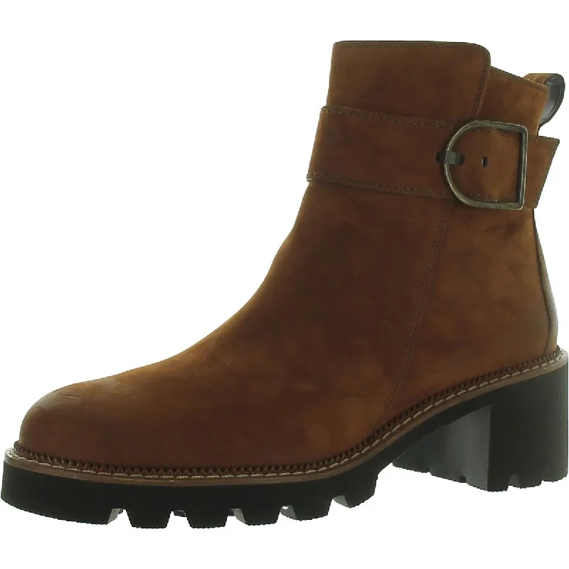 Boots for posh winter affairs -Paul Green Womens Halo BT Leather Buckle Mid-Calf Boots