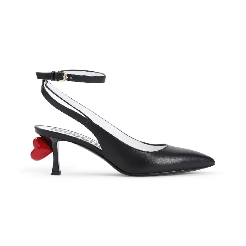 High heels for travel outfits -MOSCHINO COUTURE Stylish Pumps with 6cm Heel Height