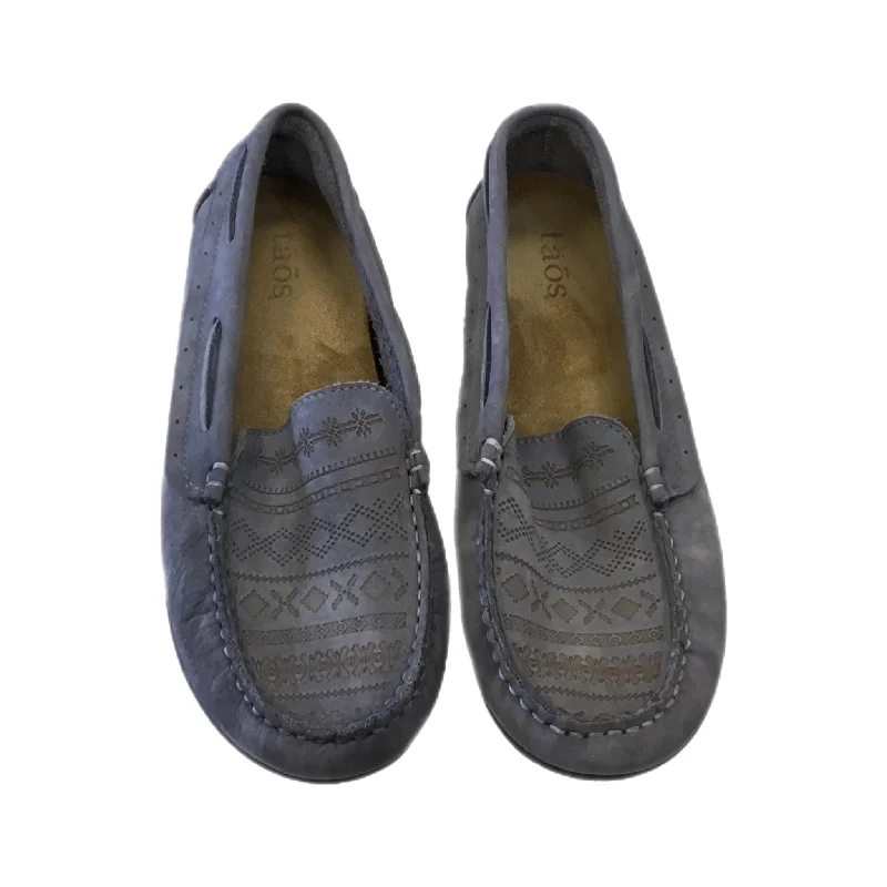 Flats with light footbed comfort -Shoes Flats By Taos In Grey, Size: 8.5