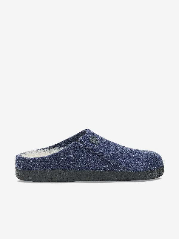 Slippers for eco-minded folks -Boys Zermatt Shearling Slippers in Navy