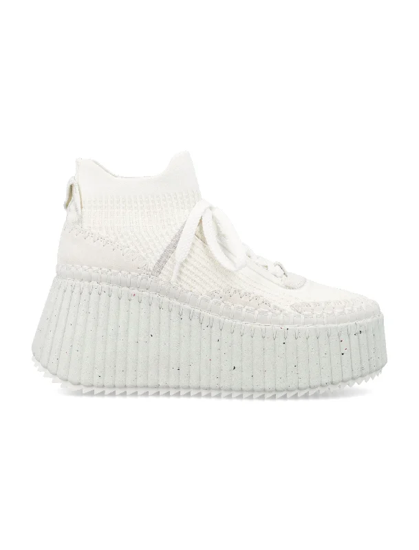 Stylish athletic shoes for urban comfort-CHLOÉ Elevated Edge Wedge Sneaker