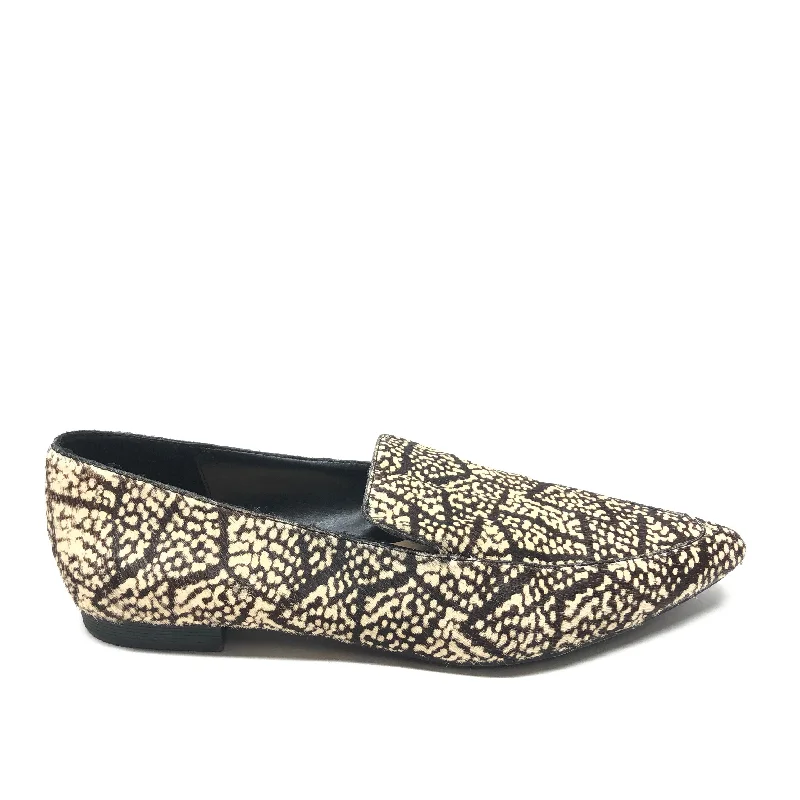 Flats with steady upper support -Shoes Flats By Bleecker & Bond In Animal Print, Size: 7.5