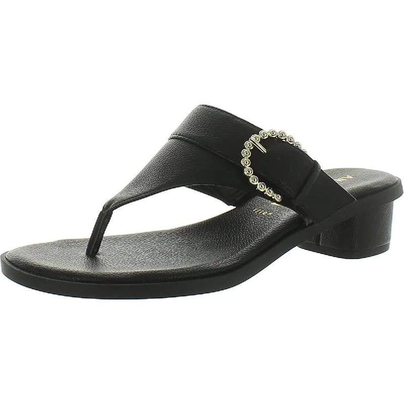 Breathable sandals for humid climates-Anne Klein Womens TILLIE  Thong Sandals