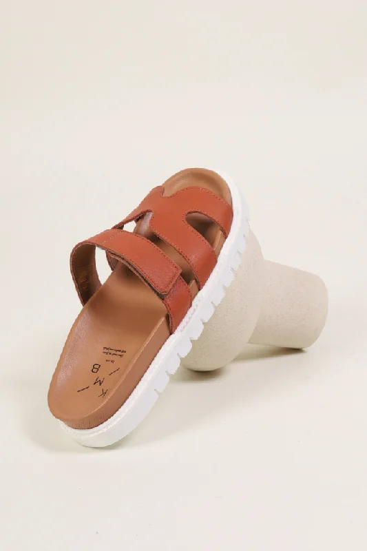 Cheap sandals for quick beach strolls-MAR BRICK