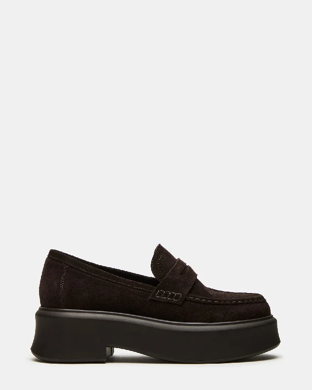 JUBAL CHOCOLATE BROWN SUEDE