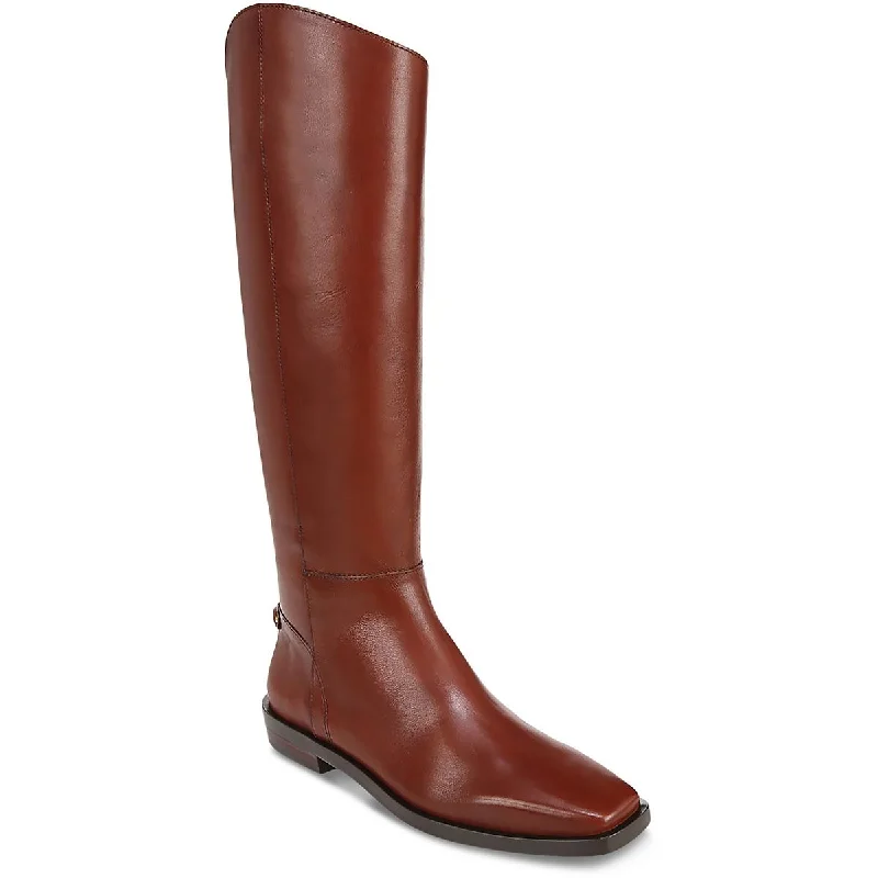 Boots with lightweight sole designs -Sam Edelman Womens Cesar Leather Tall Knee-High Boots