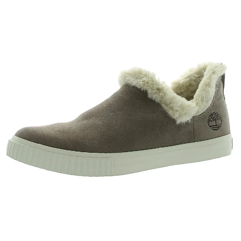 Boots with plush midsole fabrics -Timberland Womens Skyla Bay Suede Slip On Sneaker Boots