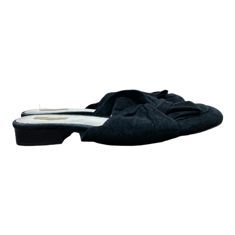 Flats with soft glow details -Black Shoes Flats By Louise Et Cie, Size: 11