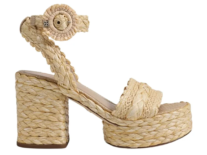 High heels for wet evenings -Sam Edelman: Iliana in Sand Raffia