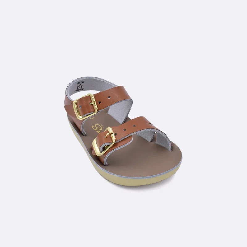 Cheap sandals for family shore trends-Tan Sea Wee Sandals