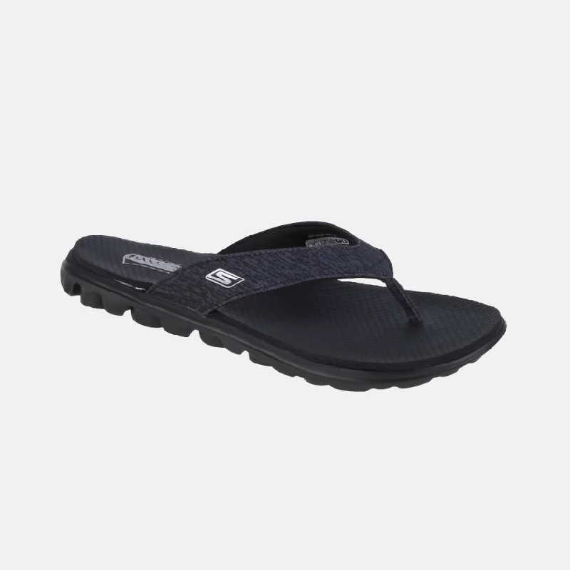 Slippers for casual peace -Skechers On The Go Flow Women's Slippers -Black