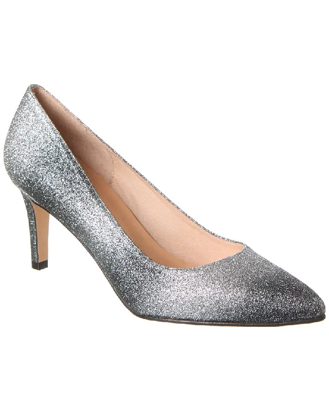 High heels with warm padding -French Sole Nurit Glitter Pump