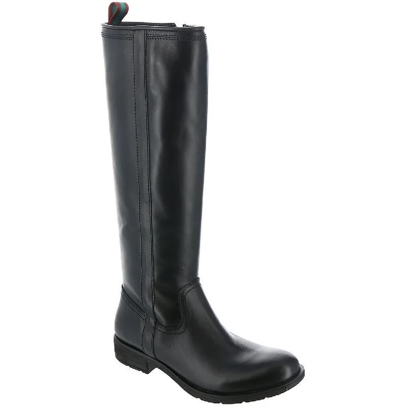 Boots for snowy holiday getaways -Sofft Womens Bluma Zipper Leather Knee-High Boots