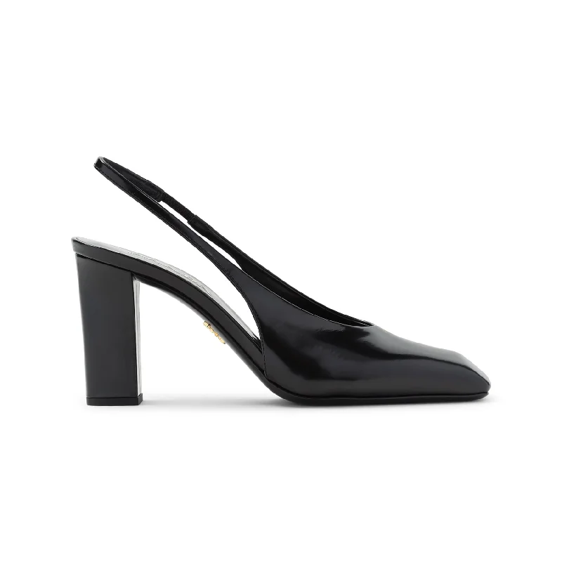 High heels with odor-resistant lining -PRADA Elegant Women's Leather Pumps