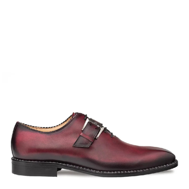 Slip-on loafers for quick steps-Mezlan Machado 21317 Men's Shoes Calf-Skin Leather Monk-Strap Loafers (MZ3752)