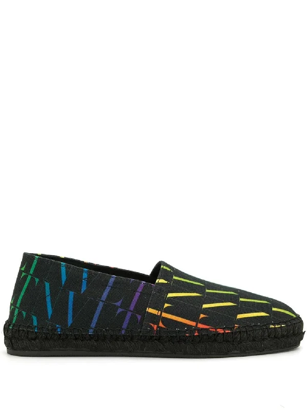 Cushioned athletic shoes for ankle comfort-VALENTINO GARAVANI Men's Classic Espadrillas