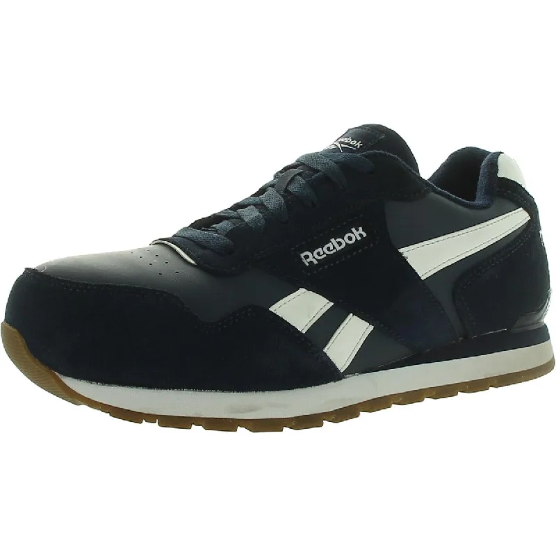 Lightweight athletic shoes for quick runs-Reebok Mens Harman Work Sneaker Suede Composite Toe Work & Safety Shoes