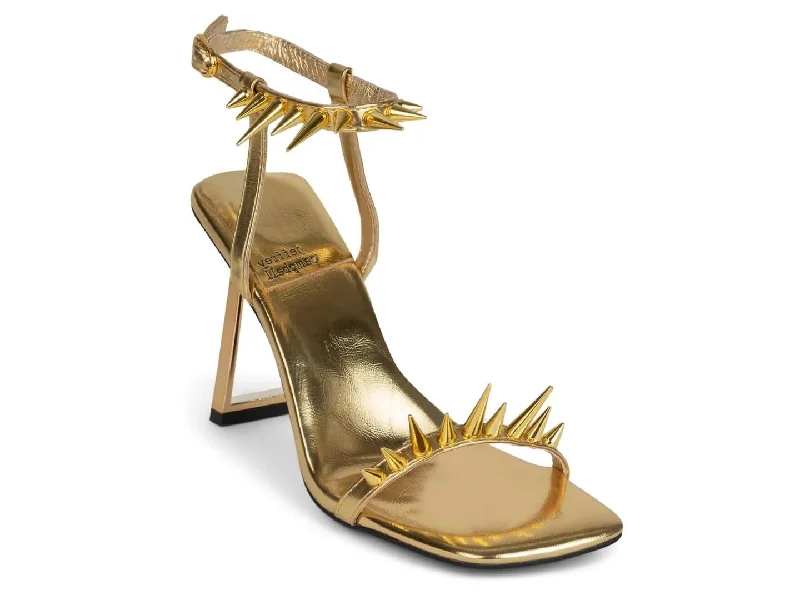 High heels for summer days -Jeffrey Campbell: Sharpen Up in Gold