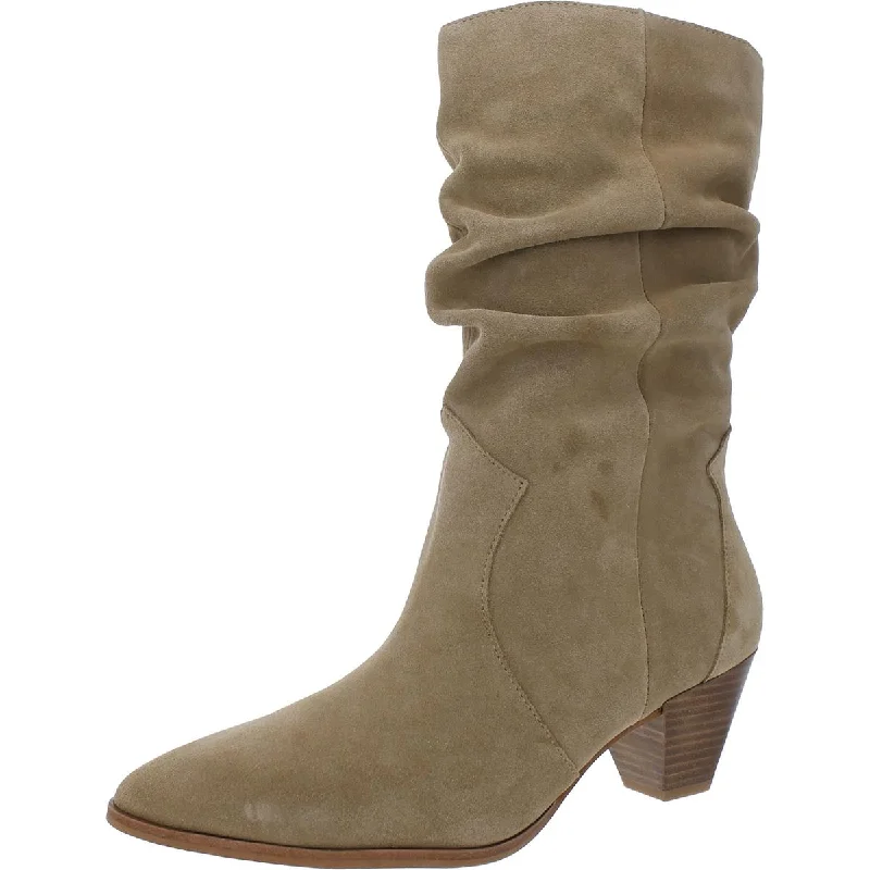 Boots for long frost dinners -Vince Camuto Womens SENSENNY Padded Insole Suede Mid-Calf Boots