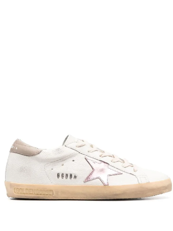 Soft athletic shoes for gentle jogs-GOLDEN GOOSE Genuine Calf Leather Superstar Sneakers for Women - FW23 Collection