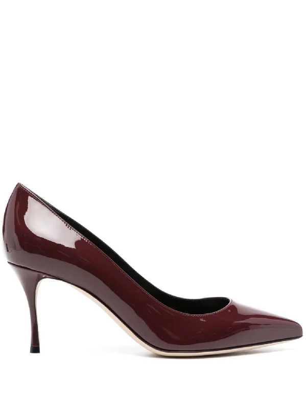 High heels with soft soles -SERGIO ROSSI 70MM Godiva Mini Pumps